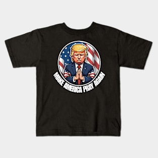 Make America pray again Kids T-Shirt